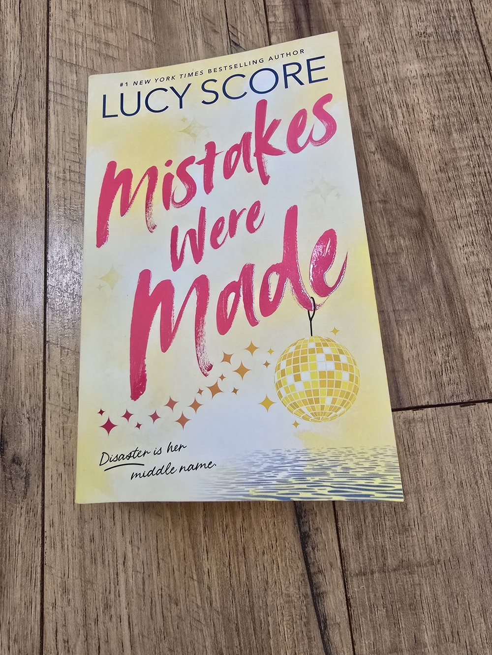Mistakes Were Made by Lucy Score - Yellow & Pink Paperback